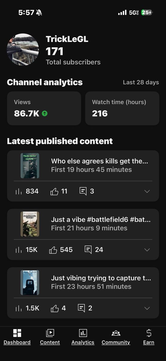 It’s small numbers but super thankful for the numbers I’ve been gaining recently! Make sure to check out the YT in bio 
#YouTube #YTShorts