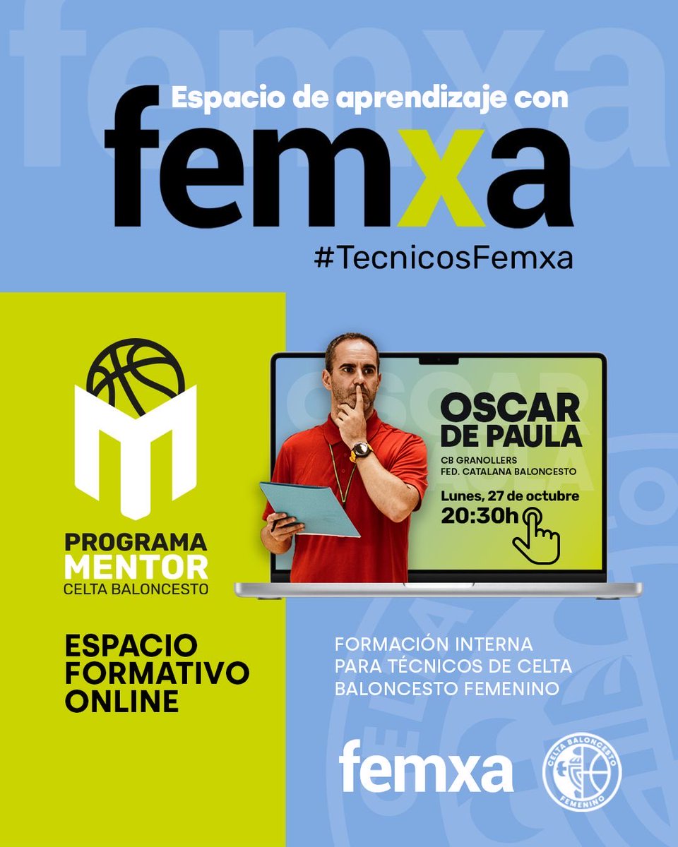 Muy TOP como siempre <a href="/Odepaula80/">Oscar 🤜🏻</a> hablando de la optimización del proceso de enseñanza-aprendizaje, del feedback y de unas cuantas cosas más relacionadas con la forma de enseñar baloncesto a nuestros jugadores. Una hora de conceptos claves para ser un mejor entrenador. 

#MENTOR