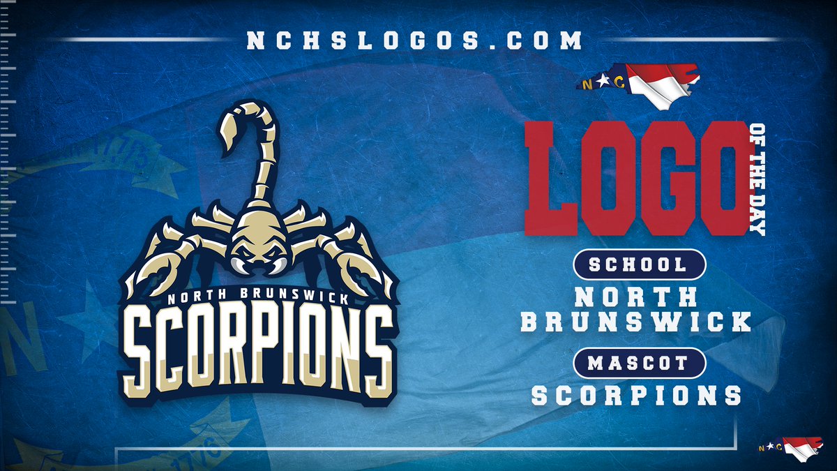 Today's #NCHSLogoOfTheDay takes us to back to Brunswick County to ☑️ out the North Brunswick Scorpions.🦂

<a href="/ScorpTown/">NBHS Scorpion Athletics</a> <a href="/ScorpSoftball/">ScorpionSoftball</a> <a href="/brunswick_xc/">North Brunswick XC</a> <a href="/BrunswickNorth/">Scorpion Football</a> <a href="/Scorpbasketball/">North Brunswick Basketball 🦂🏀</a> <a href="/NBHSboosterclub/">NBHS Athletic Booster Club</a> <a href="/NBHS_LadyScorps/">North Brunswick WBB</a>
 
nchslogos.com/northbrunswick…

#nchsfb #nchshoops