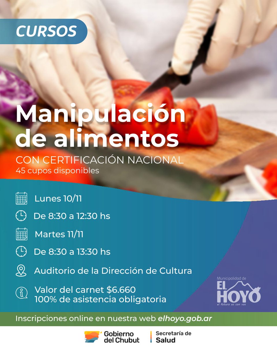 VivoInformando's tweet photo. CURSO DE MANIPULACIÓN DE ALIMENTOS https://t.co/kSznN8UM2L https://t.co/AU73KSW8ga