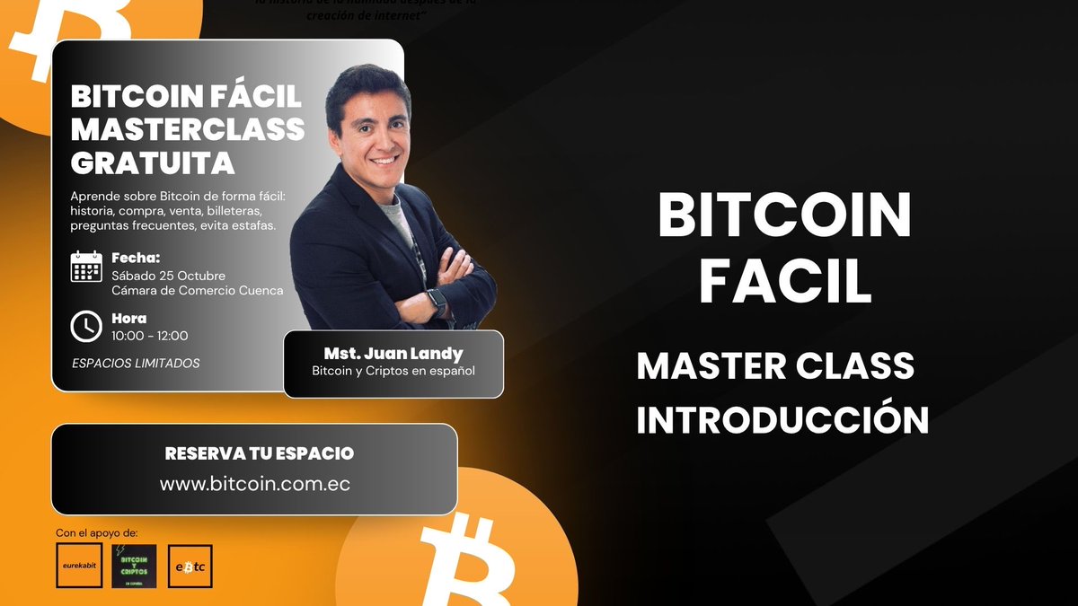 Episodio 165. Introducción Master Class #Bitcoin Fácil
Podcast: tinyurl.com/svkhpn8e
YouTube: youtu.be/oTD3tkBJrzk
<a href="/fountain_app/">Fountain</a> fountain.fm/show/XYcV41nUH…