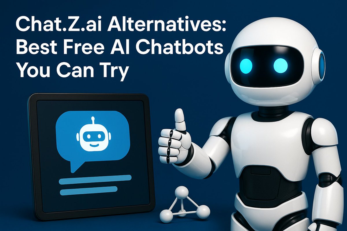 toolient's tweet image. Looking for the best Chat. Z. ai alternatives that are completely free and just as powerful? 💬

Discover the top AI chatbots now.

👉 Read the full guide on Toolient to find out which one fits your workflow best.

🔗 [toolient.com/2025/10/chat-z…]

#ChatbotTools #Toolient