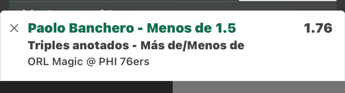 toquerobet68794's tweet photo. 🏀ORLANDO MAGIC - PHILADELPHIA 76ERS🏀

Vamos con 4 picks para este partido,vamosss!! https://t.co/sbFjCYdmT7
