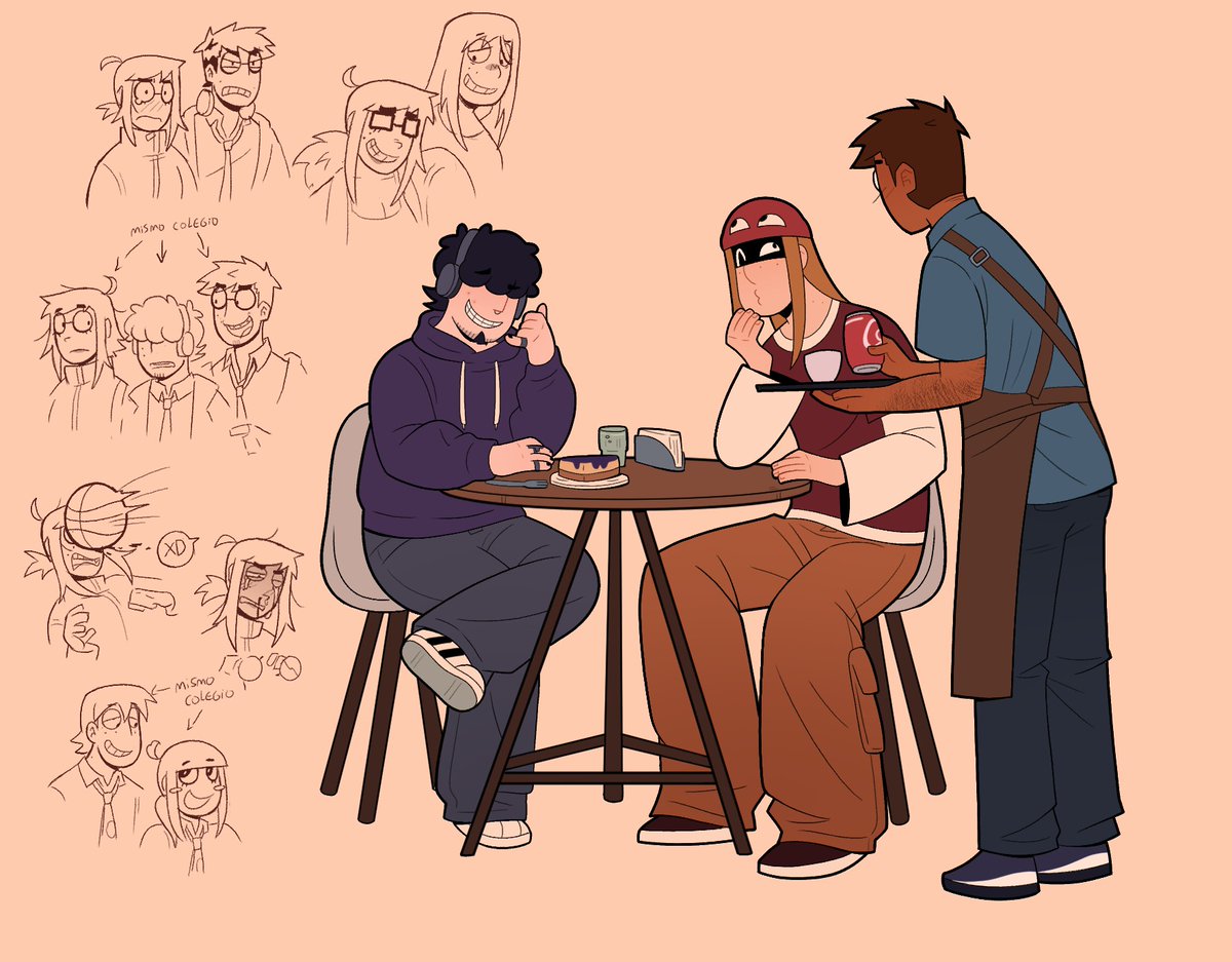 Me cuesta hacer el lineart cuando interactúan con objetos