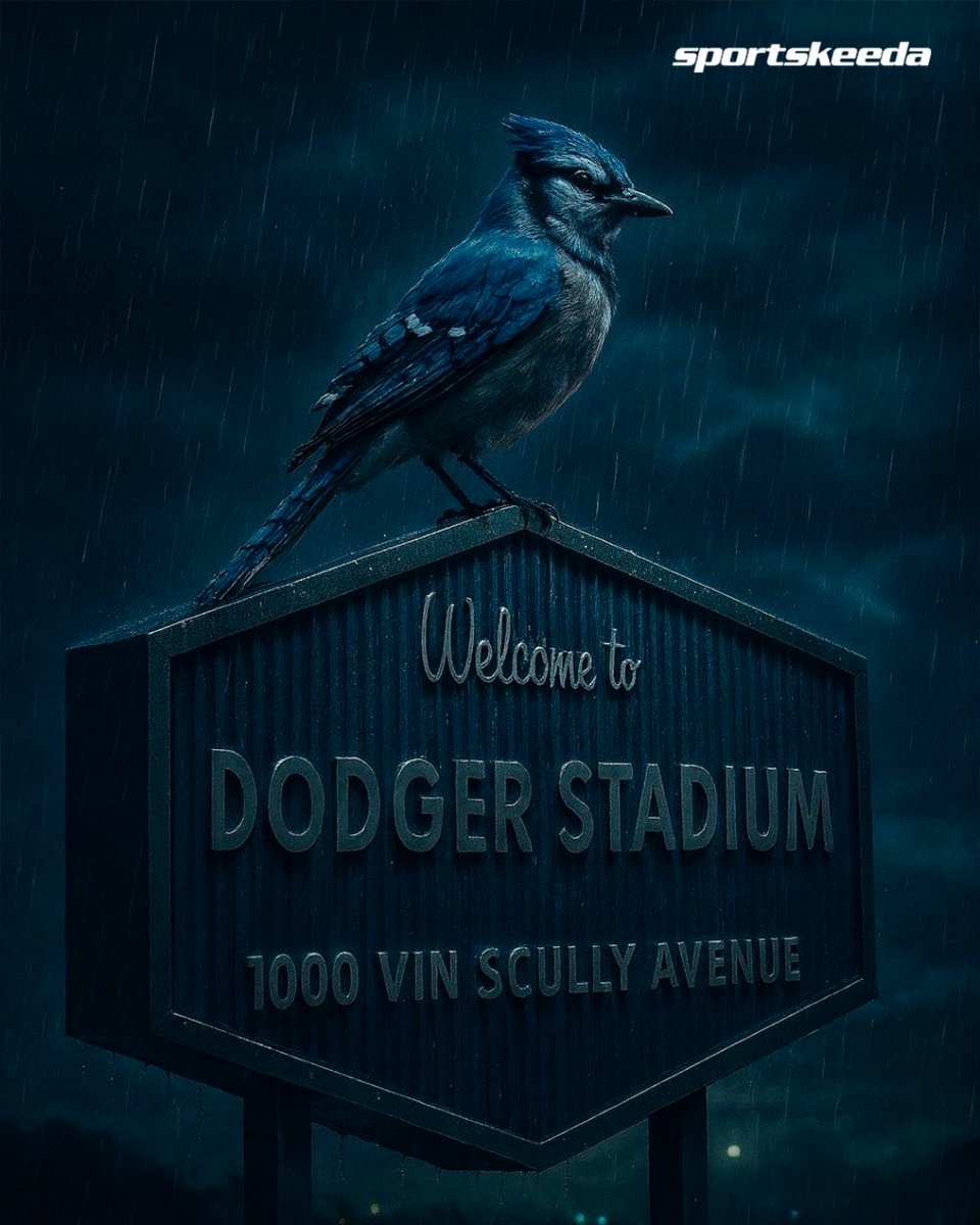 sportskeeda_mlb's tweet photo. The Dodgers host the Blue Jays for Game 3 of the World Series with the series tied😤⚡️ #SKBA https://t.co/RAFuyrxMZe