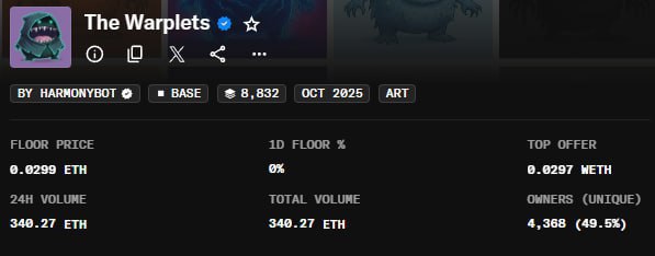 AirdropFanClub's tweet image. ✅ @farcaster_xyz Pro users can now mint the #Warplet NFT!

✅Minting starts with FID &amp;lt; 100K, then expands to 200K soon Untill 1 Million FIDS 

➡️Mint farcaster.xyz/gyanshadow/0xe… 
➡️Market opensea.io/collection/the…

✔️If your FID is under 100K but you’re not a Pro user 👇👇