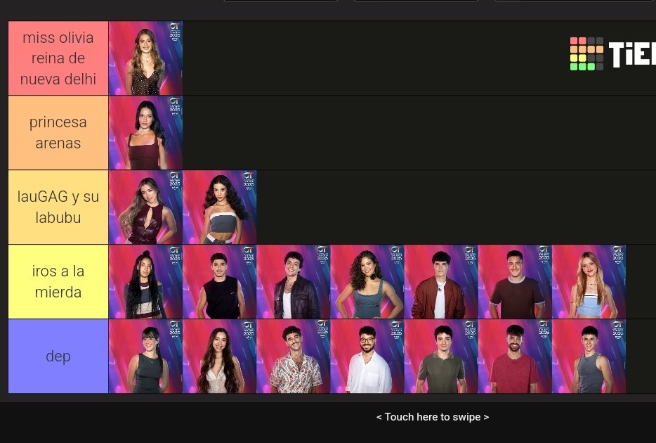 brighterdayrry's tweet photo. nueva tierlist https://t.co/EreiItZWco