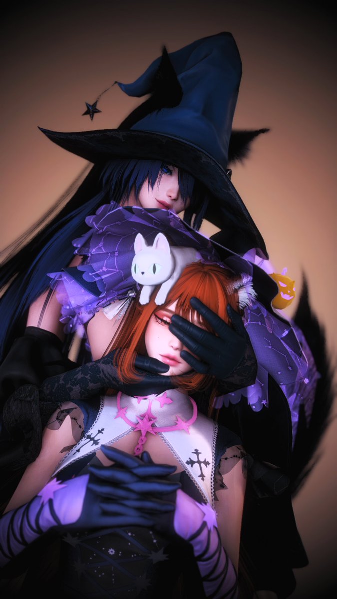 kyouko_ffxiv's tweet photo. "Sometimes it is better not to see, let me help you~"

Thankies @valvalval_ffxiv for being my gpose victim tester for this, hehe~ Happy Harrowing friends! https://t.co/wHxjzLA5fG