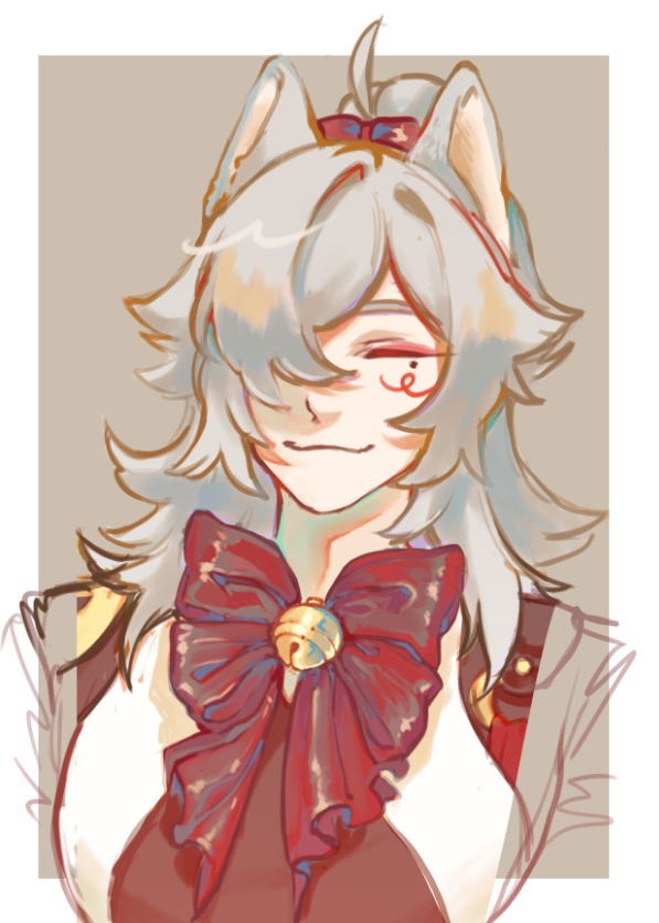 I just wanted to practice bows...
#jingyuan