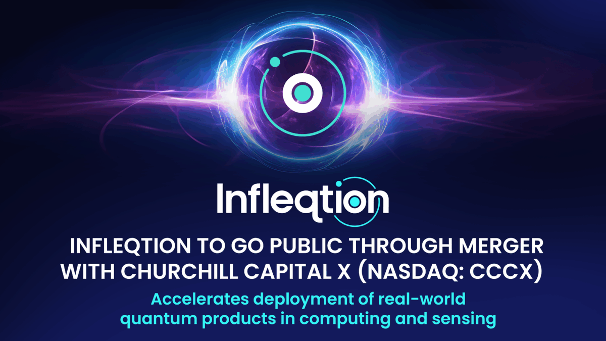 caprioleio's tweet photo. This is the most obvious 2X to me. Provided the Quantum sector holds current ground, CCCX is a SPAC trading at post-merger $5B valuation, for a company with similar revenues to IONQ ($20B) and more than QBTS ($10B) and RGTI ($12B). They are tracking 1000+ logical qubits in 5 years. Partnered with all arms of US Defence and recently named Quantum company of the year. Backed by NVIDIA and UK, US and Australian government investments. There are risks, DYOR.