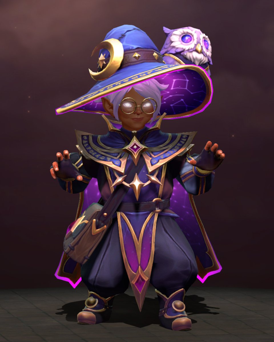 Root_Bone's tweet image. Final in-engine and wireframe views of The Celestial Magister — our Invoker set for Dota 2.

A look at topology, materials, and the final silhouette balance inside the game environment.

I really enjoy working with Dota 2’s Source 2 material system — it’s a bit more complex than…