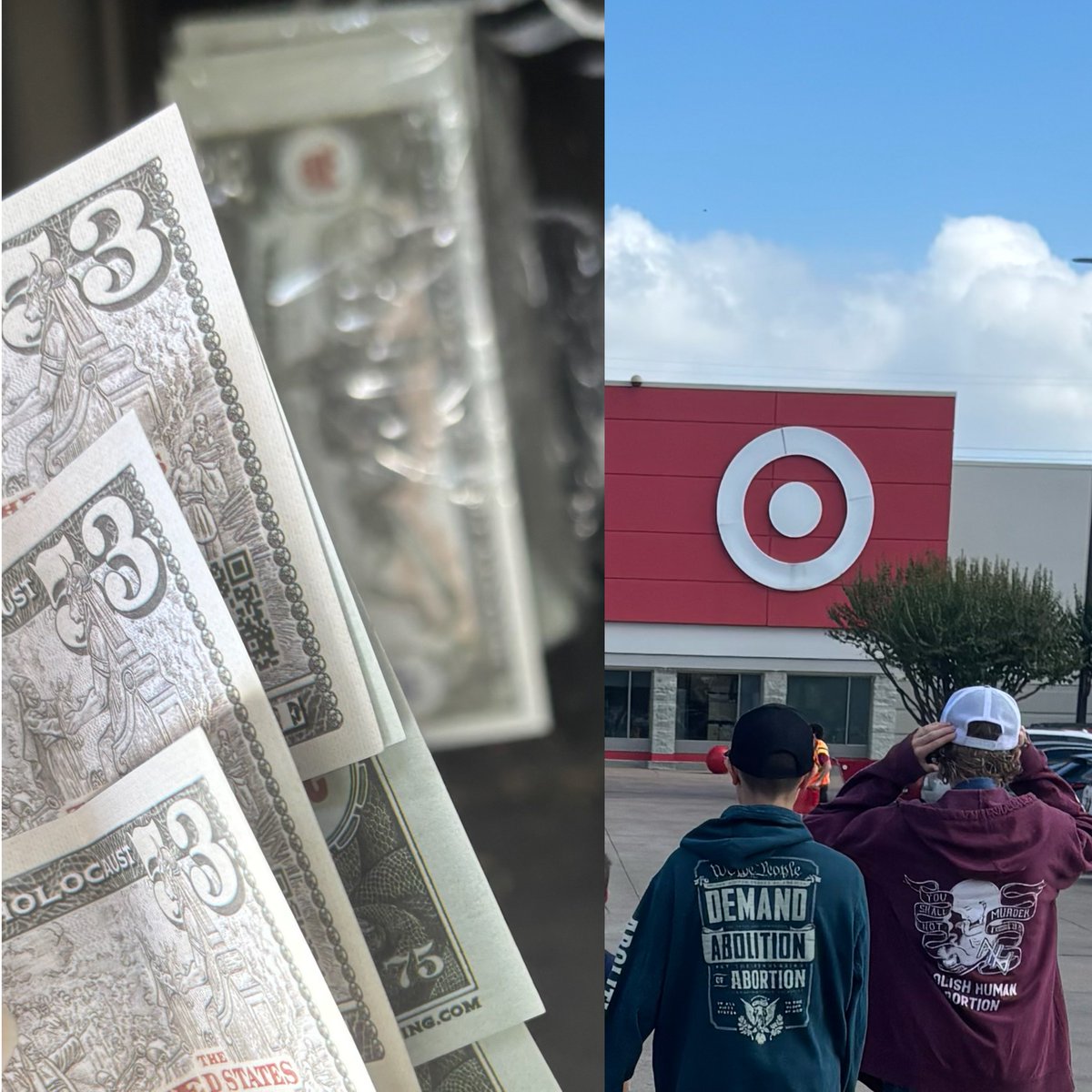 essjaylamb's tweet image. The teens wanted to enter enemy territory to drop some @AbolitionRising goat bills
store.abolitionistsrising.com/products/goat-…