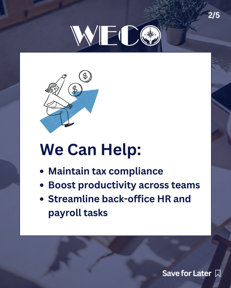 witloninc's tweet image. 💼  Elevate your payroll—and your people.

Most payroll providers stop at processing paychecks. WECO goes beyond, offering full workforce management that keeps your business compliant, efficient, and growing. 🌱

👉 bit.ly/4qqHIZ1 

#PayrollSolutions #CannabisIndustry