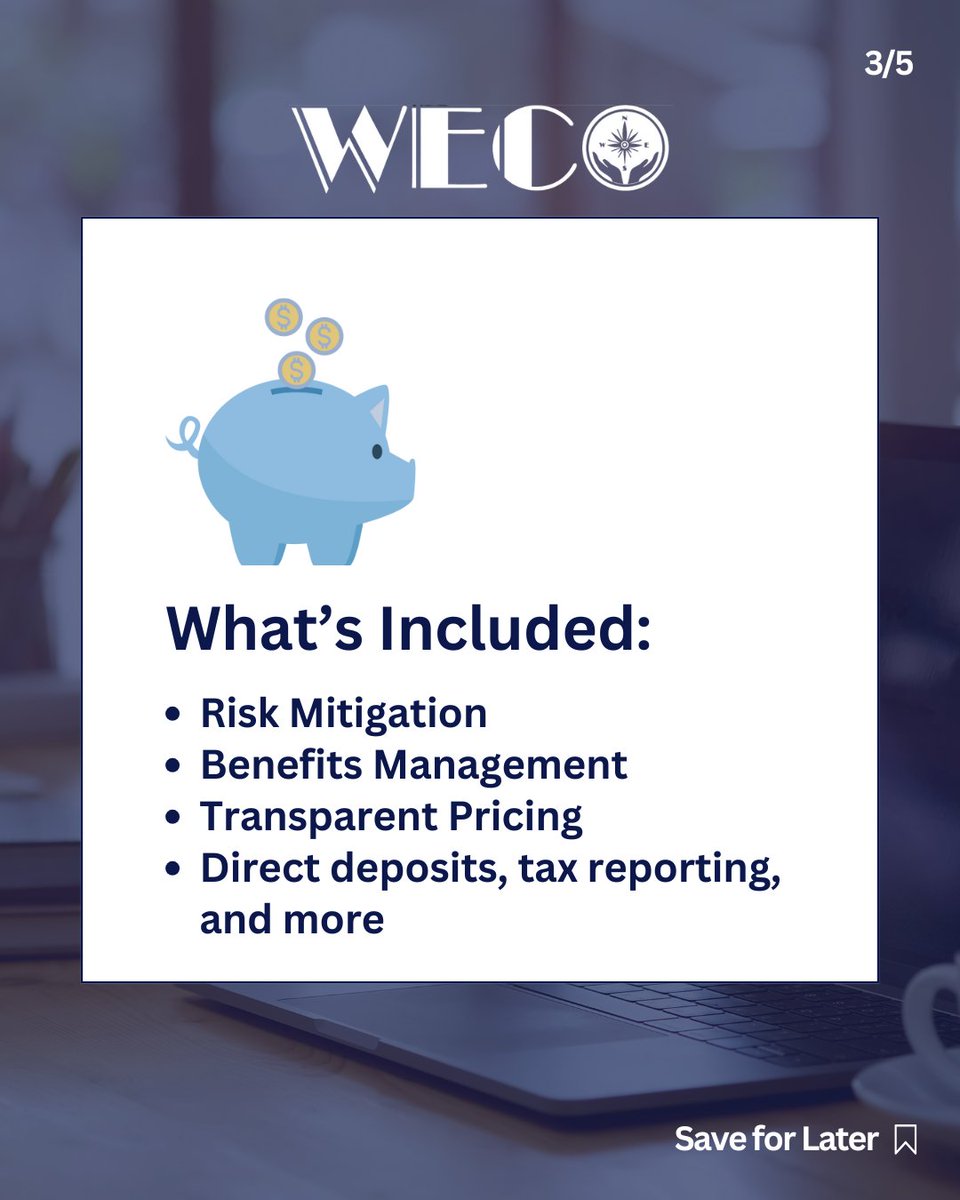 witloninc's tweet image. 💼  Elevate your payroll—and your people.

Most payroll providers stop at processing paychecks. WECO goes beyond, offering full workforce management that keeps your business compliant, efficient, and growing. 🌱

👉 bit.ly/4qqHIZ1 

#PayrollSolutions #CannabisIndustry