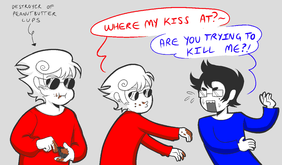 dorkschreiter's tweet image. romance isn't dead #Homestuck