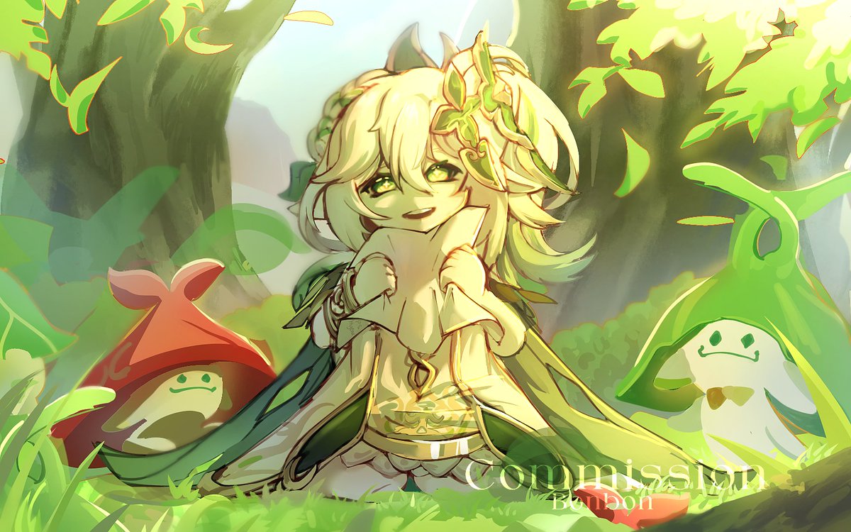 HAPPY BIRTHDAY NAHIDA!!!! 
#Nahida #Genshinlmpact