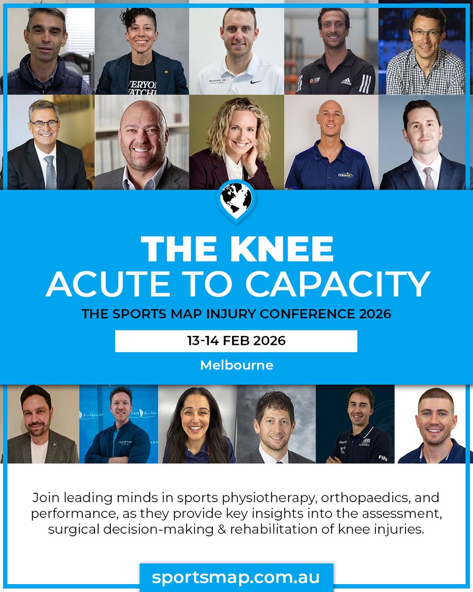 This event will bring together some of the leading minds in sports physiotherapy, orthopaedics, and performance. 

Key insights into the assessment, surgical decision-making, rehab, and performance management of knee injuries in the athletic population.

lnkd.in/gXRSG-79