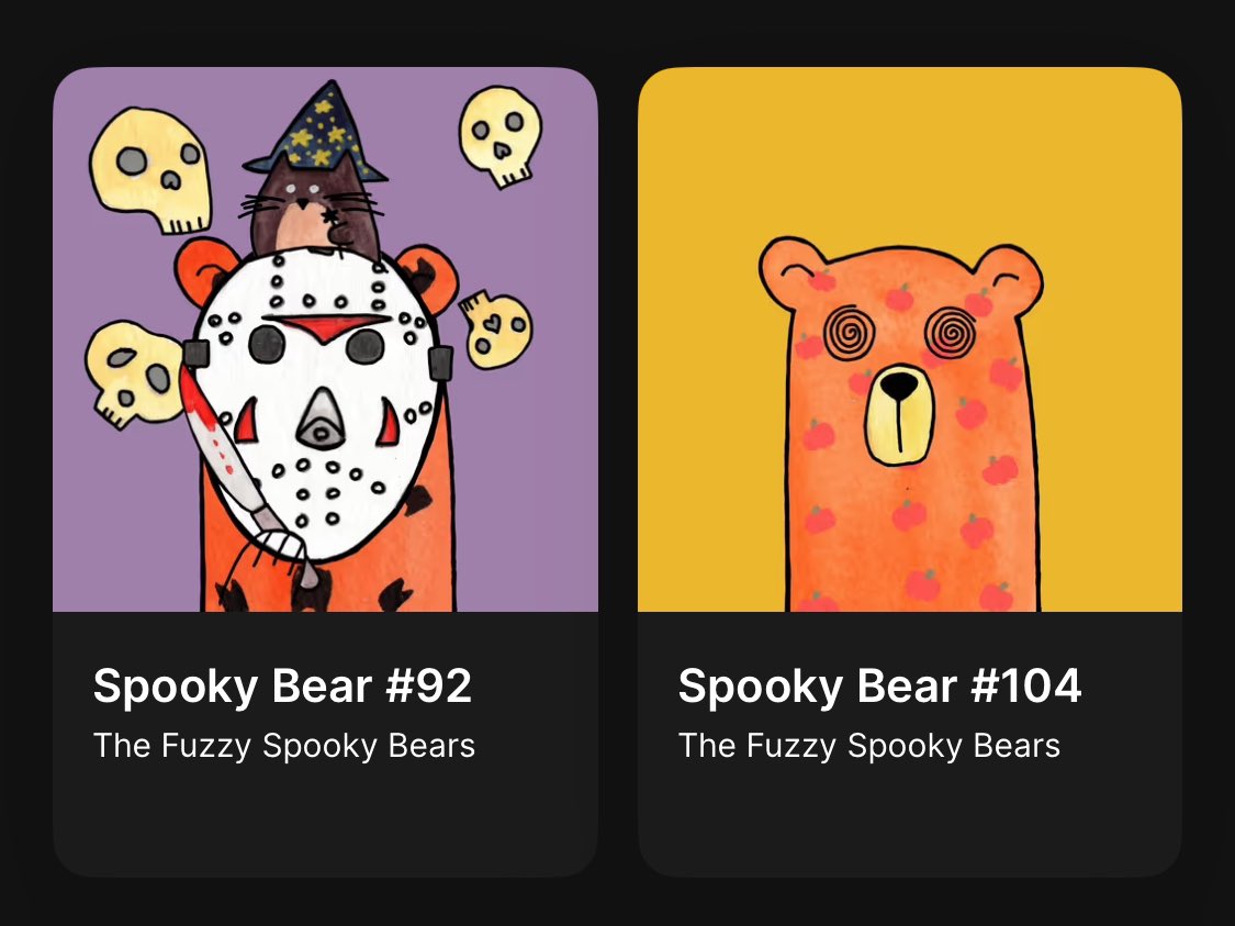 Revealed my Fuzzy Spooky Bears ! <a href="/TarOmatic22/">Fuzzy Bears Coll.</a>