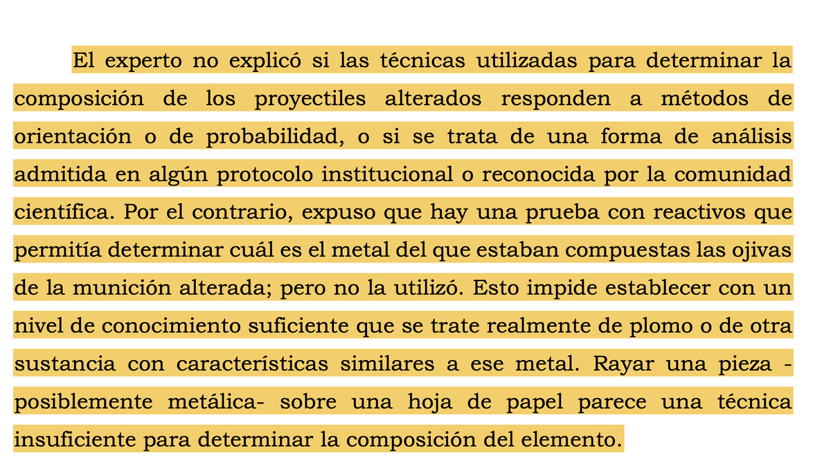 alfesac's tweet photo. Buen fallo Trib. Buga M.P. Carlos Guzman sobre armas traumáticas y munición de armas traumáticas supuestamente modificada para ser letal. Prueba pericial, métodos de orientación y de probabilidad. Explicación de los protocolos científicos o institucionales de la ciencia. https://t.co/15CFtINrTT