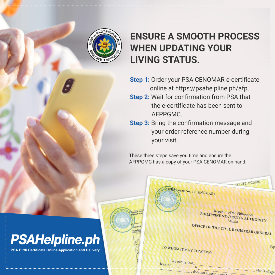 Mga respetadong pensyonado ng AFP PGMC Kailangan n’yo bang i-update ang ...