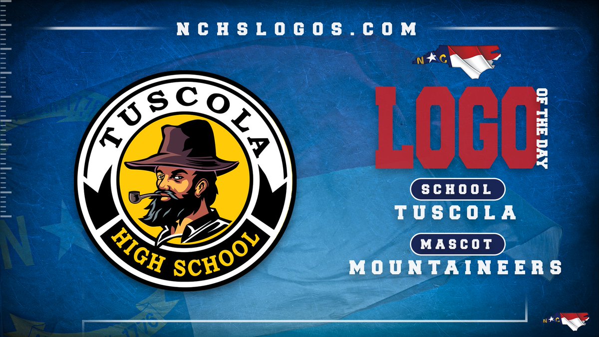 Our #NCHSLogoOfTheDay takes us  back out to Haywood County to✔️out the Tuscola Mountaineers⬛️🟨

<a href="/THSMounties/">Tuscola High School</a> <a href="/RadioTuscola/">Tuscola Sports Radio</a> <a href="/mountaineersprt/">The Mountaineer Sports</a> <a href="/TheBigTClub/">Big T Club</a> <a href="/BaseballTuscola/">Tuscola Baseball</a> <a href="/HCSNC/">Haywood Cty. Schools</a> <a href="/FootballTuscola/">Tuscola Mountaineer Football</a> <a href="/HCStuscolahigh/">Tuscola High</a>
 
nchslogos.com/tuscola_mounta…

#nchsfb #nchshoops