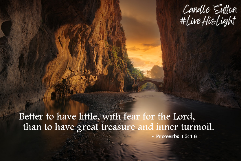 Inner peace, found only through a relationship with the God who loves us, is priceless! Prioritize your life appropriately!

#LiveHisLight #SeekGodFirst #FearTheLord