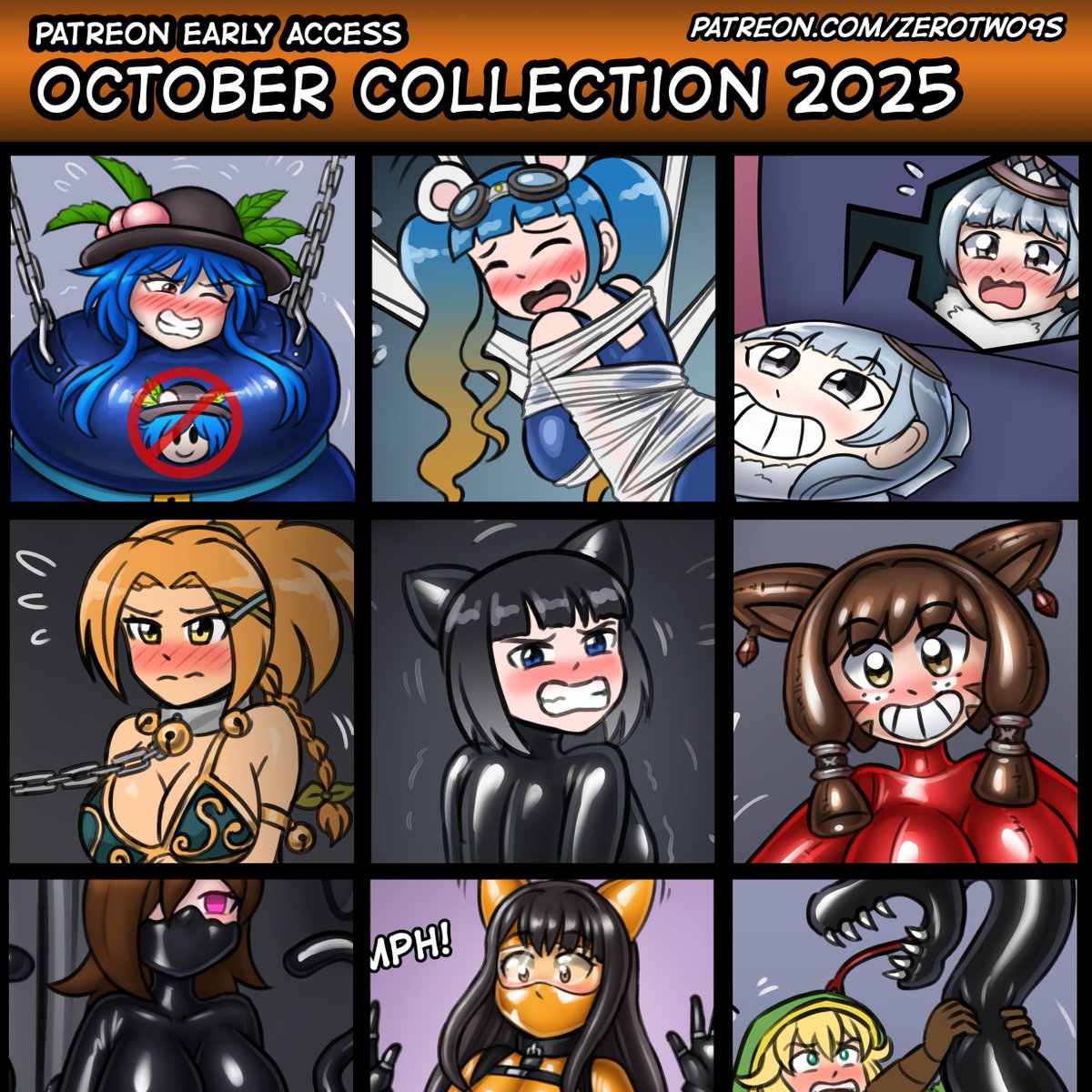 [Patreon] 
October Collection is now available! ~130 pieces with assorted themes ^^/
patreon.com/Zerotwo9S

Feel free to join the Discord as well!
discord.gg/SzH7UTz8FJ

Gain access to Discord exclusive pics by connecting your Discord and Patreon accounts ^^/