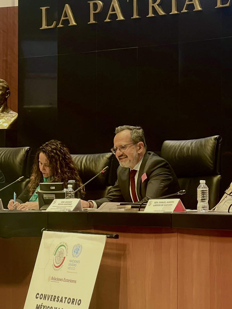 Agradezco al <a href="/senadomexicano/">Senado de México</a> y <a href="/ONUMX/">ONU México</a> la invitación reflexionar sobre los retos y logros de la 🇺🇳 en su 80 aniversario.

Está en nuestro interés nacional🇲🇽 renovar a Naciones Unidas para construir la paz, proteger los derechos humanos y consolidar un nuevo pacto social global.