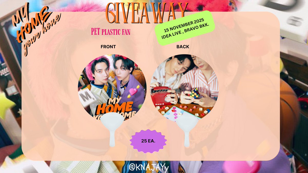 KNAJAYy's tweet image. 🎁Giveaway🐢🏀 #MaxkyBas1stFM 

แจกแฟนให้ชาว #6CODE only 25 ea.

🗓️15 NOV 2025
📌IDEA LIVE, BRAVO BKK.

ท่านใดไปงานอย่าลืมแวะมารับน้องกันนะคะ 
#แม็กกี้บาส #maxkybas