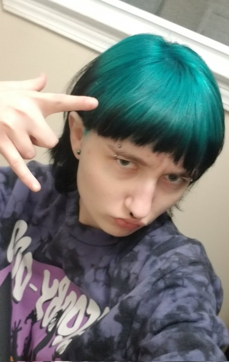 woopdeeboop's tweet image. hair has been #refreshed