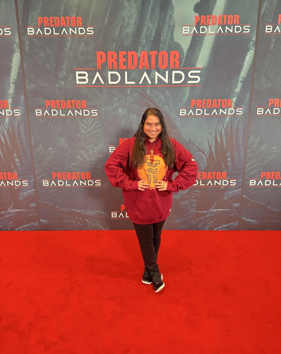 AshantiOmkar's tweet image. 🪬🔱🧿 A vibrant special screening at the beautiful BFI IMAX for @20thCenturyUK @Predator #PREDATORBADLANDS complete with the director and main cast plus a buzzing afterparty. The film hits UK cinemas on 7th November 2025. 🎬 #tastemaker #cultureshaper #filmcritic #Predator #film