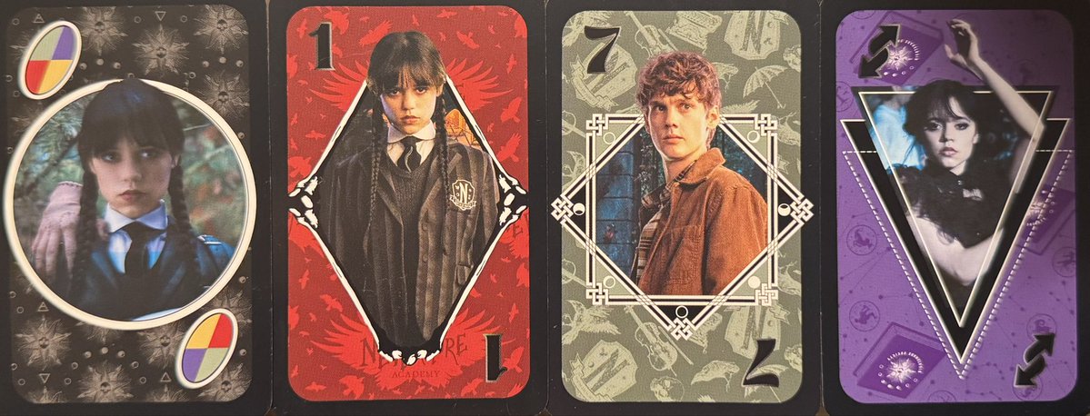 weyler hq ♡ (@weylerhq) on Twitter photo Wednesday and Tyler as seen in the new ‘Wednesday’ UNO card deck by Mattel. Wednesday and Tyler as seen in the new ‘Wednesday’ UNO card deck by Mattel.