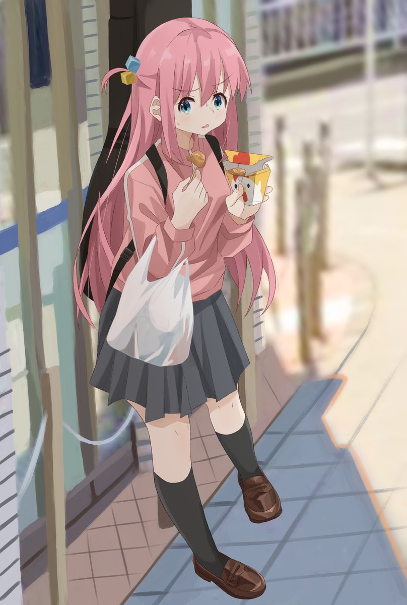 cs4126's tweet image. ひとりちゃんとコンビニ #ぼっち・ざ・ろっく