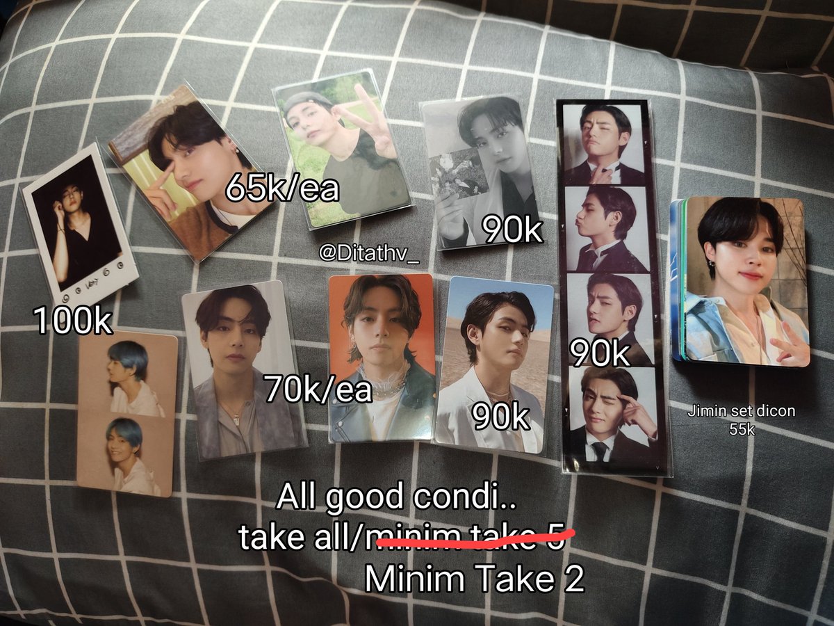 Ditathv_'s tweet image. WTS
Dom. Jatim
Co oren
Siap kirim
#wtsbts #Wtswttwtbbts 
#wtspcbts #wanttosellpcbts