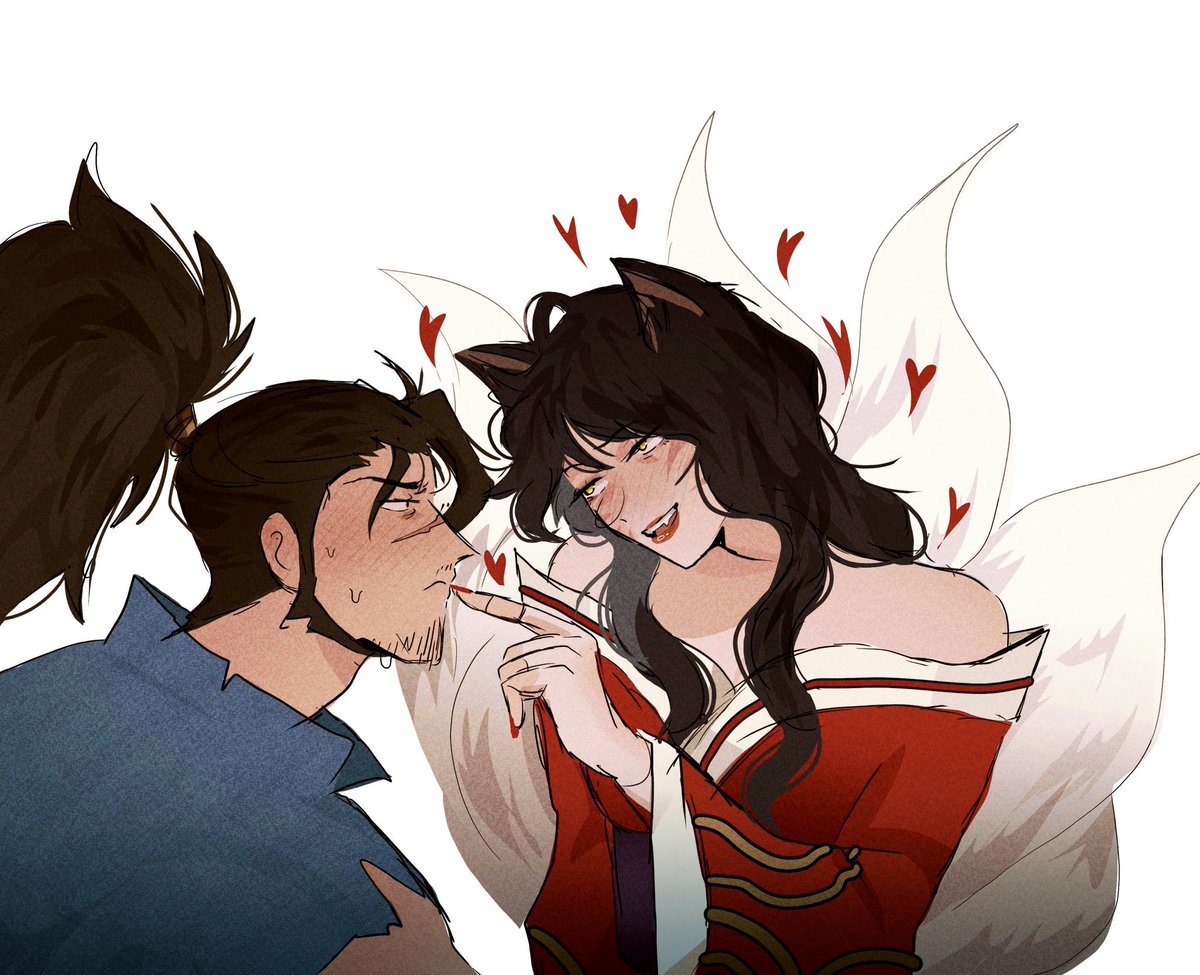 ohnosprite's tweet image. another yasuo and ahri doodle :p
#leagueoflegends