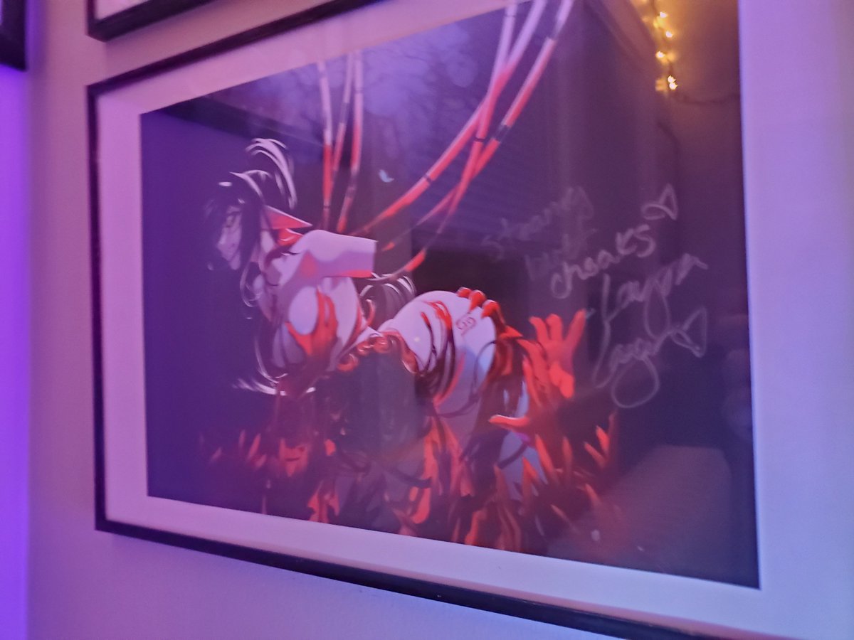 SteamyButts's tweet photo. Big thank you to @MataraKan and @LaynaLazar for these posters. It means a lot to me that you were able to help my buddy @Nerdessg hook me up. Sad I had to miss you at TwitchCon, I hope to meet you both someday to thank you in person. 🥺❤️ https://t.co/Bx4sSKVO9o