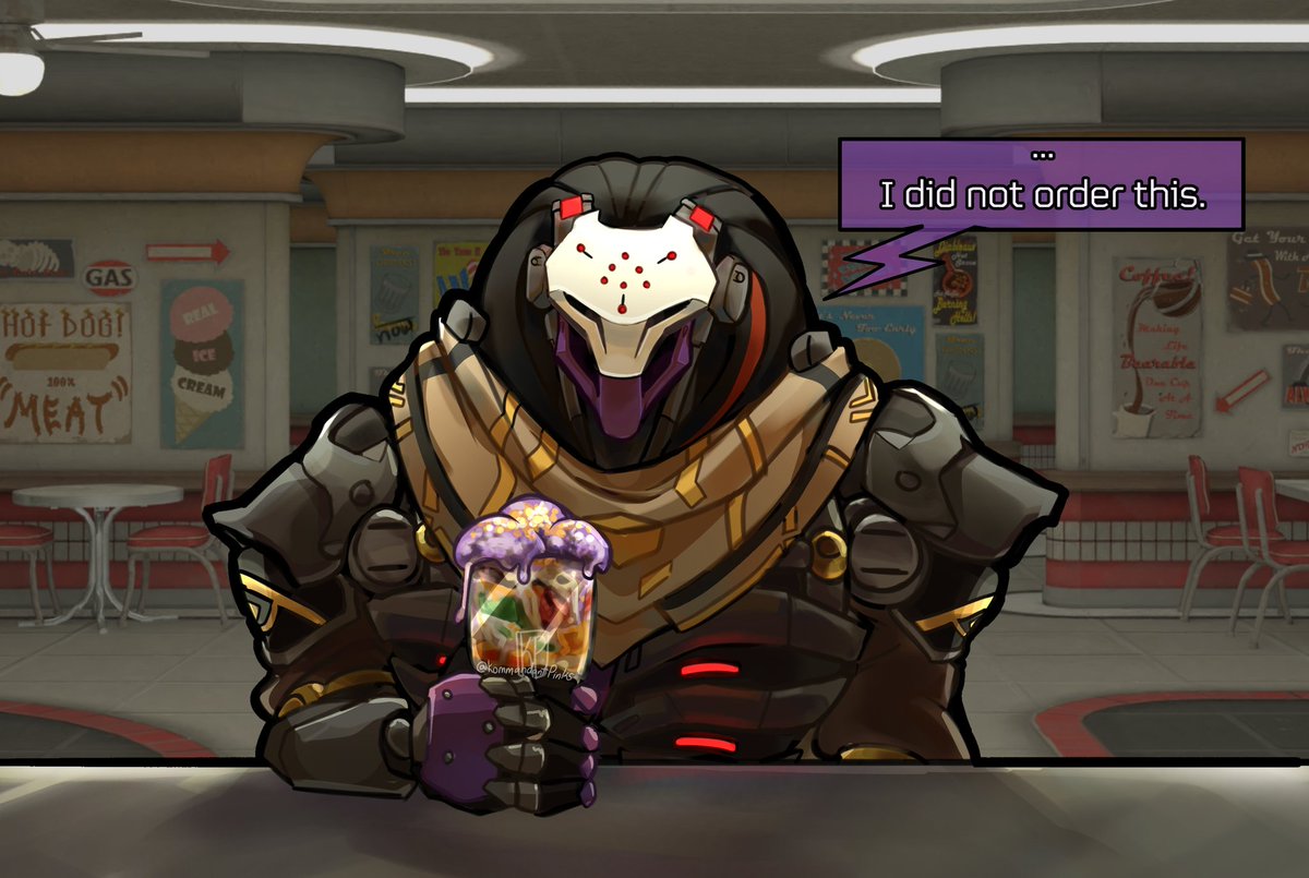 kommandantpinks's tweet image. Woah okay who gave Ramattra some Halo-halo, the famous Filipino dessert? #Ramattra