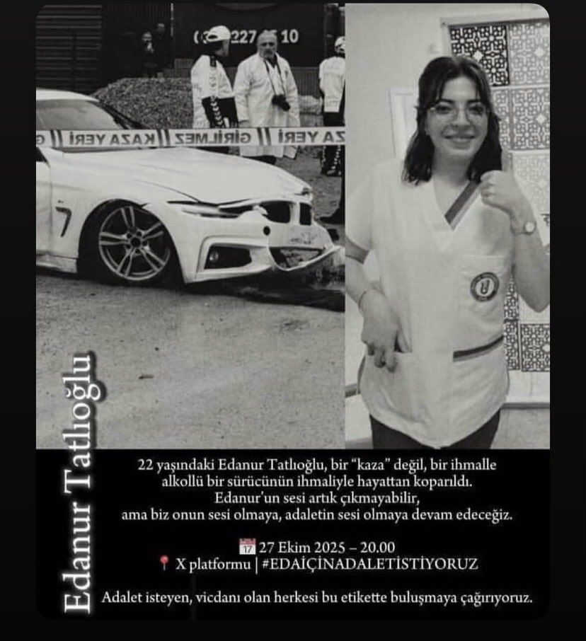 #EDAİCİNADALETİSTİYORUZ Arkadaslar ufak bi ricadir gören duyan herkes cevresine paylassin bildirsin bugün susarsak bu bize yakismaz yayalım lütfen sesimizi duyuralım..