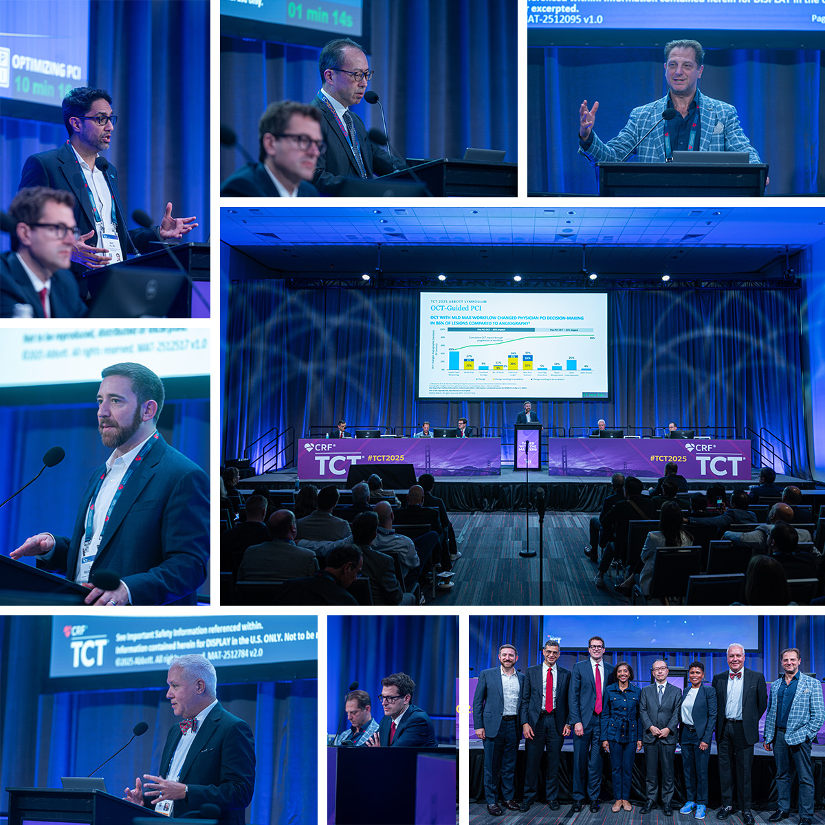 AbbottCardio's tweet image. Our Future of #PCI panel at #TCT2025 brought together leading voices to discuss how #AI, imaging, data, and advances in resorbable scaffold technology are set to transform #Cardiovascular care for life.
We are inspired by these pioneers who are advancing bioresorbable and…