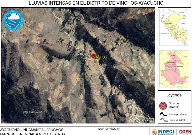 COENPeru's tweet photo. Ayacucho: el 26/10 se registraron #LluviasIntensas en varias localidades, del distrito de #Vinchos, provincia Huamanga, que causaron daños a viviendas y medios de vida. Municipio distrital realiza la #EDAN y coordina la entrega de bienes de ayuda humanitaria para las personas afectadas. No se reportan daños a la vida y salud de las personas.