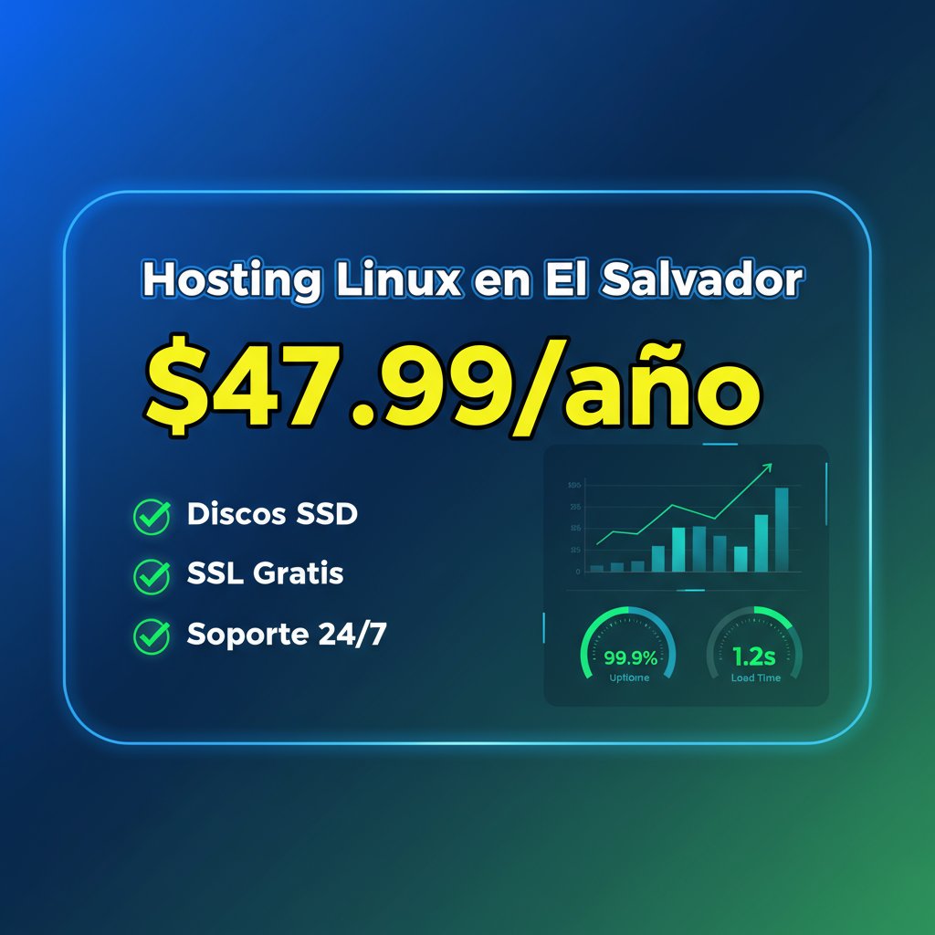 hostingdeelsal's tweet image. 🚀 Hosting Linux en El Salvador con todo lo que necesitas:
✅ Discos SSD para máxima velocidad
✅ SSL Gratis para seguridad
✅ Soporte 24/7
✅ Planes desde $47.99/año

¿Qué valoras más: velocidad, seguridad o soporte?👇 Conoce más aquí: hostingdeelsalvador.com/linux/

#HostingLinux