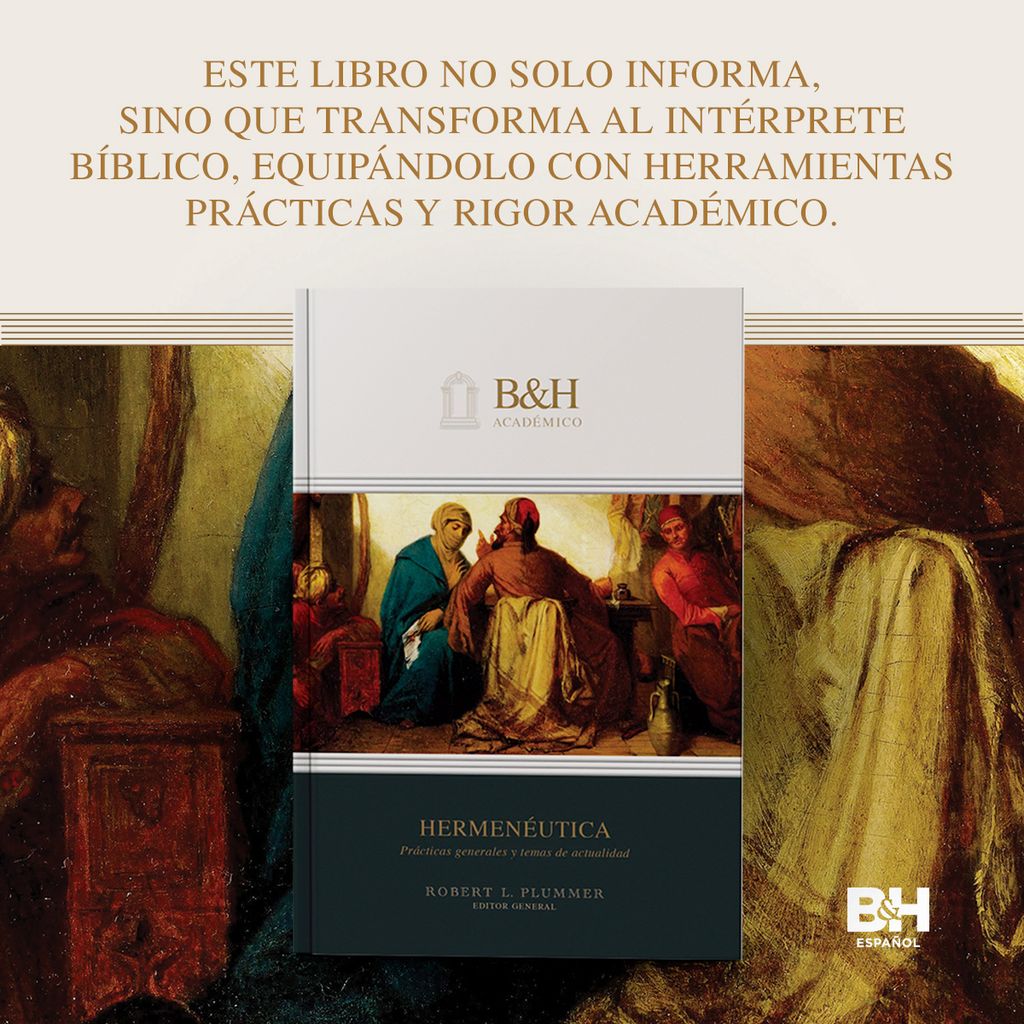 Libro creado para pastores y estudiantes que desean dar un paso en su lectura, estudio e interpretación de las Escrituras. Nivel académico intermedio. Muestra t.ly/LIRn3 Amazon t.ly/O8nsd, Lifeway t.ly/pxqgJ, Cb t.ly/nueHo