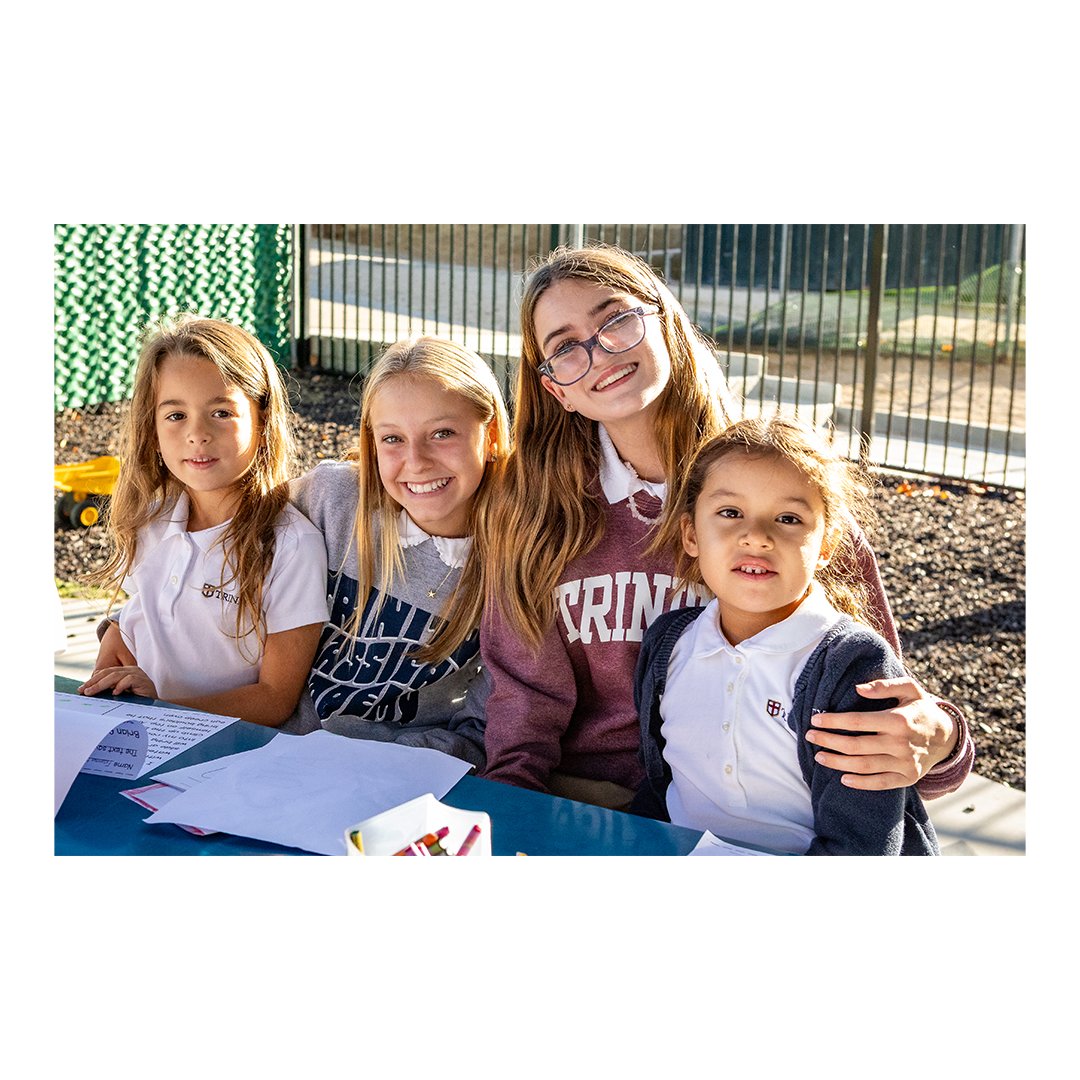 TrinityCCA's tweet image. 💙 Buddy Day at Trinity is one of our favorite traditions—when older students are paired with younger ones for a morning of games, laughter, and learning together. ✨