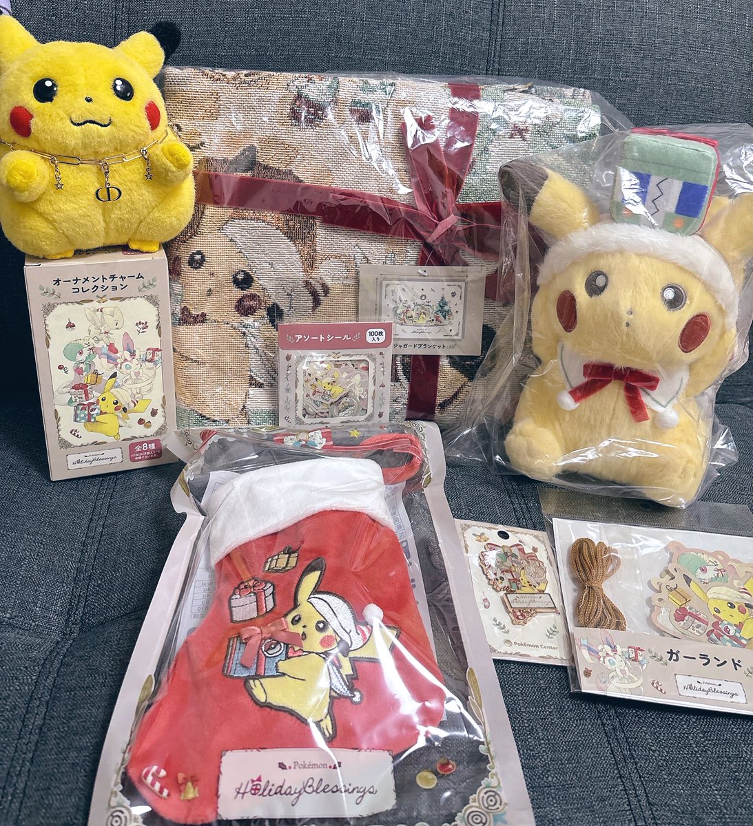 ジャガードブランケット Pokémon Holiday Blessings ポケモンセンター