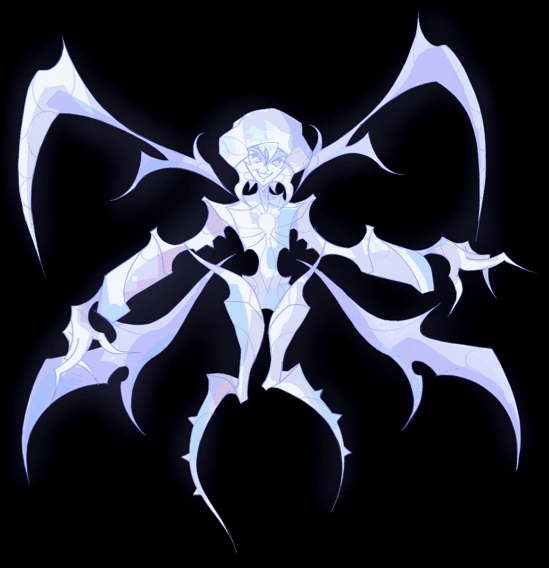 mosslover1's tweet image. tried to attempt this design of her🥲 #psychopomp #psychopompgame