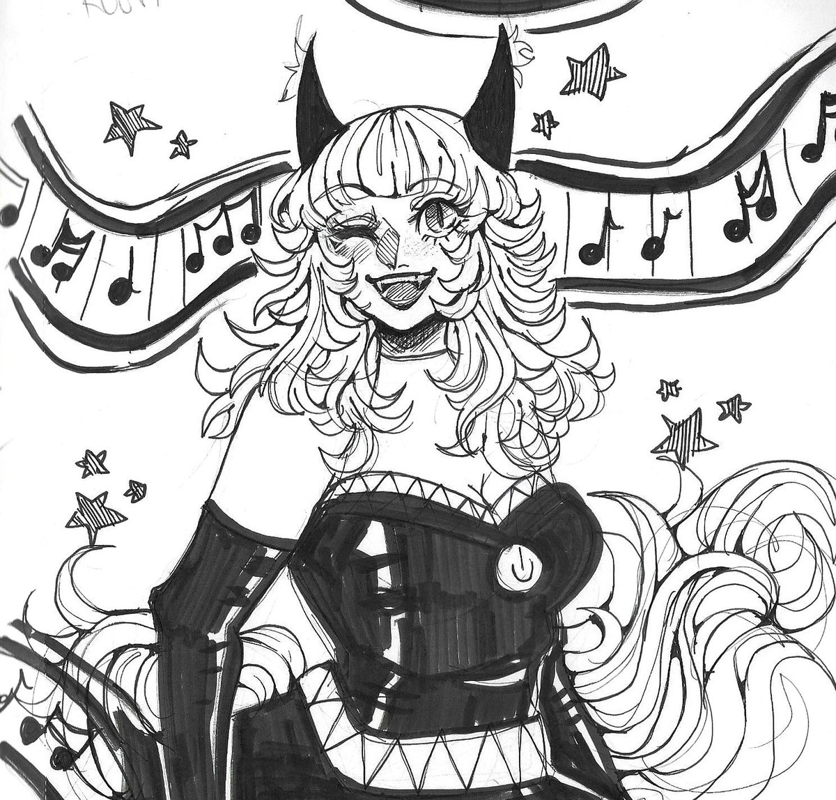ItsCapricious's tweet image. Inktober Day 27 - Koori
shes my UTAU and I so bad need to make Her a new voicebank 
#Inktober2025 #Inktober #UTAU #utauloid
