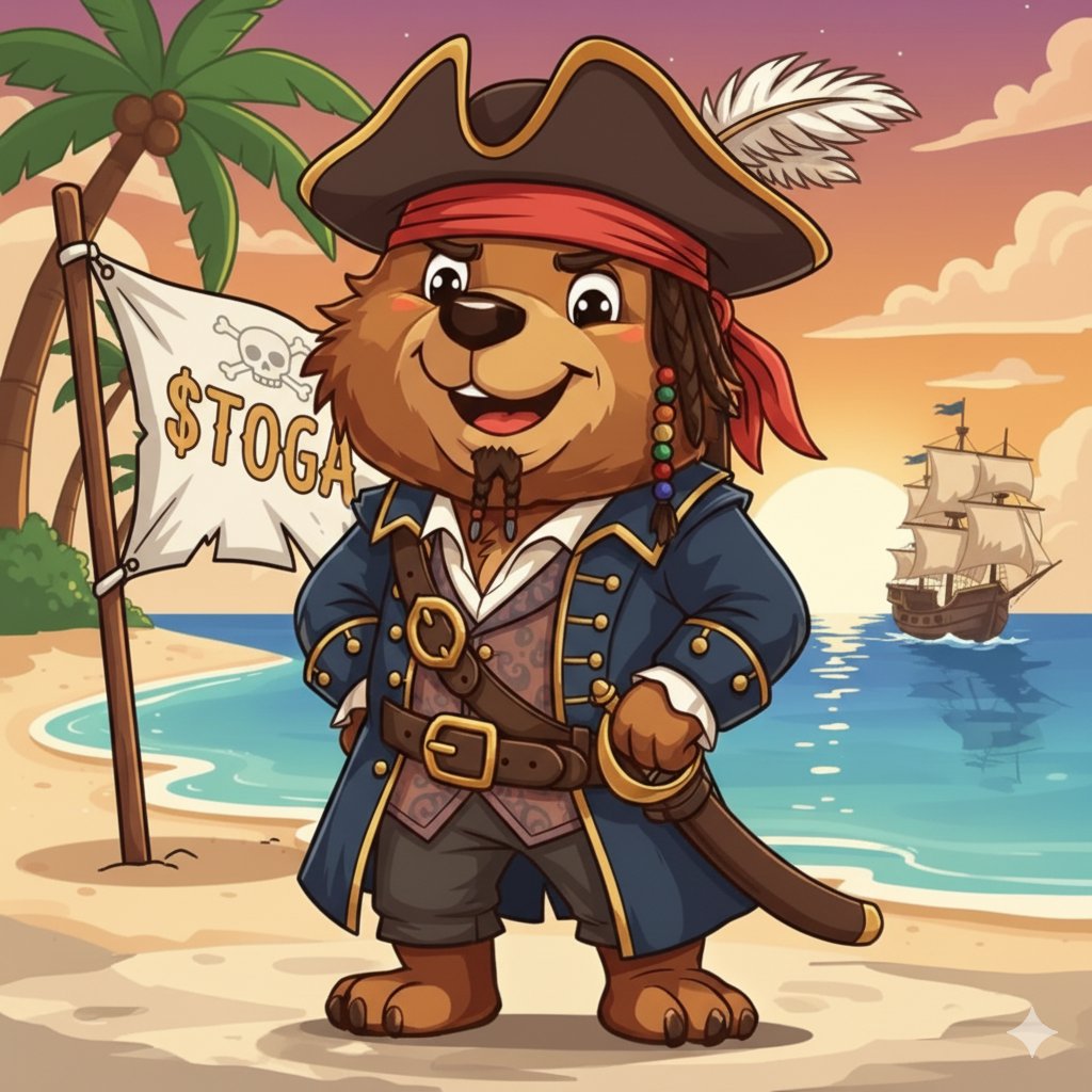 PeteCrypto23's tweet photo. Captain Sparrow is on board. Are you? $TOGA https://t.co/w766ZReBqG