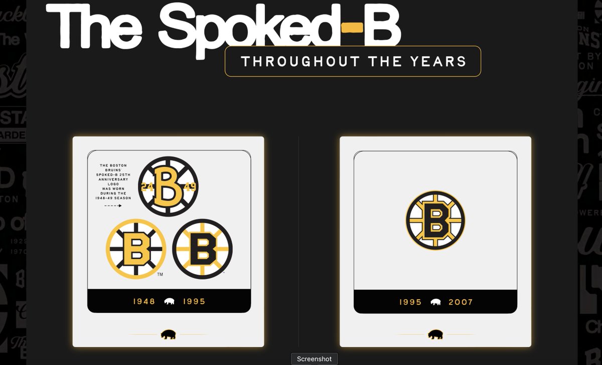 mikecommito's tweet image. The @NHLBruins just launched a history website and it's fantastic. With everything from the history of the spoked B to registries for Hall of Famers and jersey numbers, it has everything to get your Bruins history fix. I wish it was around when I was writing Bruins 365, but I'm…