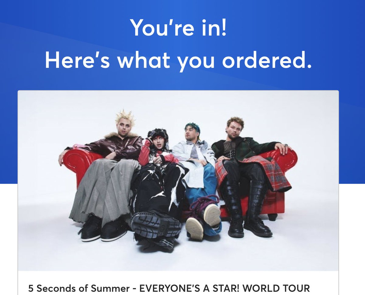 whenfacingchloe's tweet image. all my tickets secured, everyones a star tour i will be inside of you