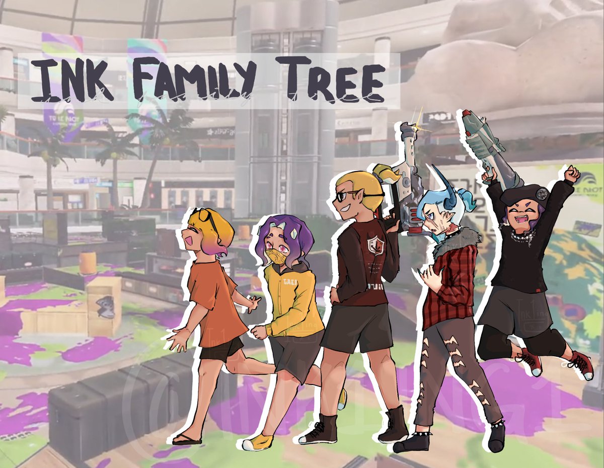 i never posted the finished piece lol oops
its kinda busy
i love you ink family tree ty for playing with me :)